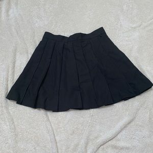 Black tennis skirt